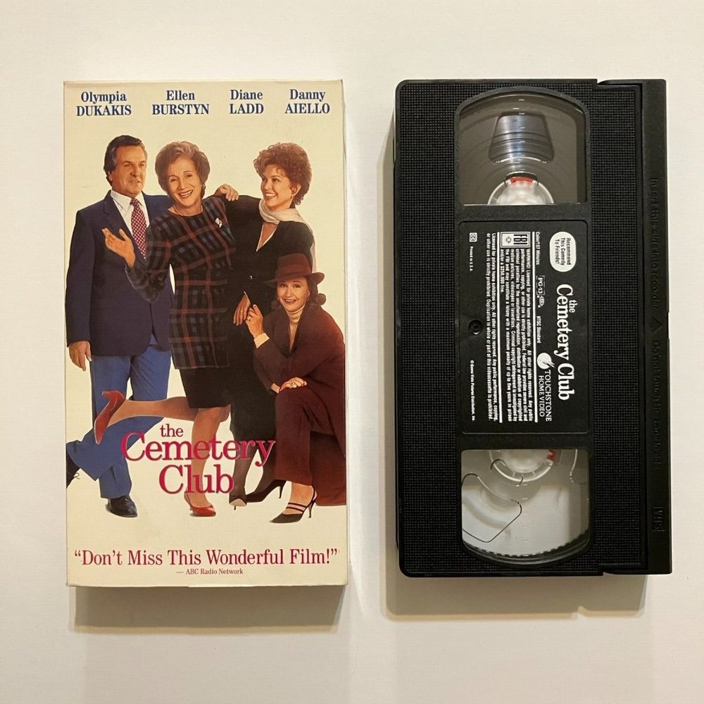 The Cemetery Club Dianne Ladd Ellen Burstyn 90's VHS